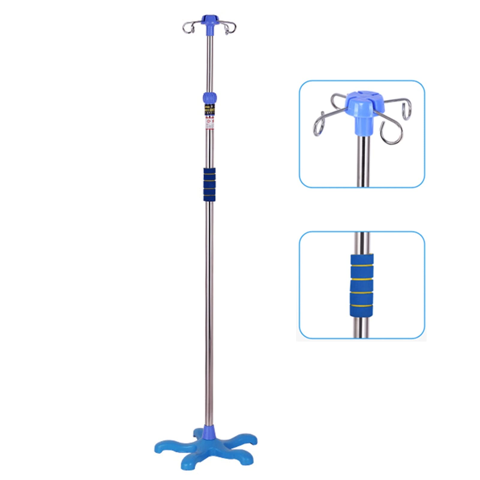Amazon.co.jp: IV ポール点滴スタンド、ポータブル IV ポール点滴